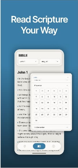 Reading a Bible chapter in Veluma